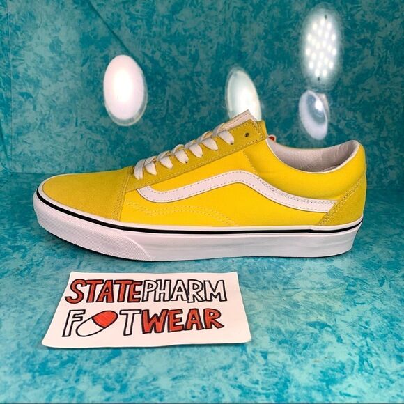 Vans Old Skool 'Cyber Yellow' Skate Shoes - Picture 2 of 4